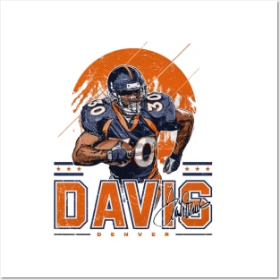 Terrell Davis Denver Skyline Posters and Art